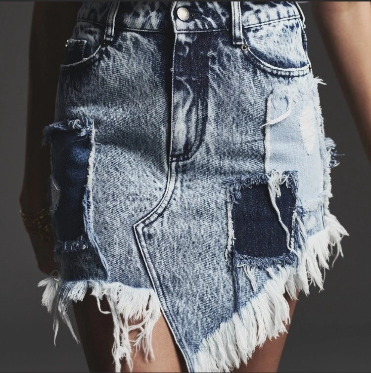 Jean top skirt revolve
