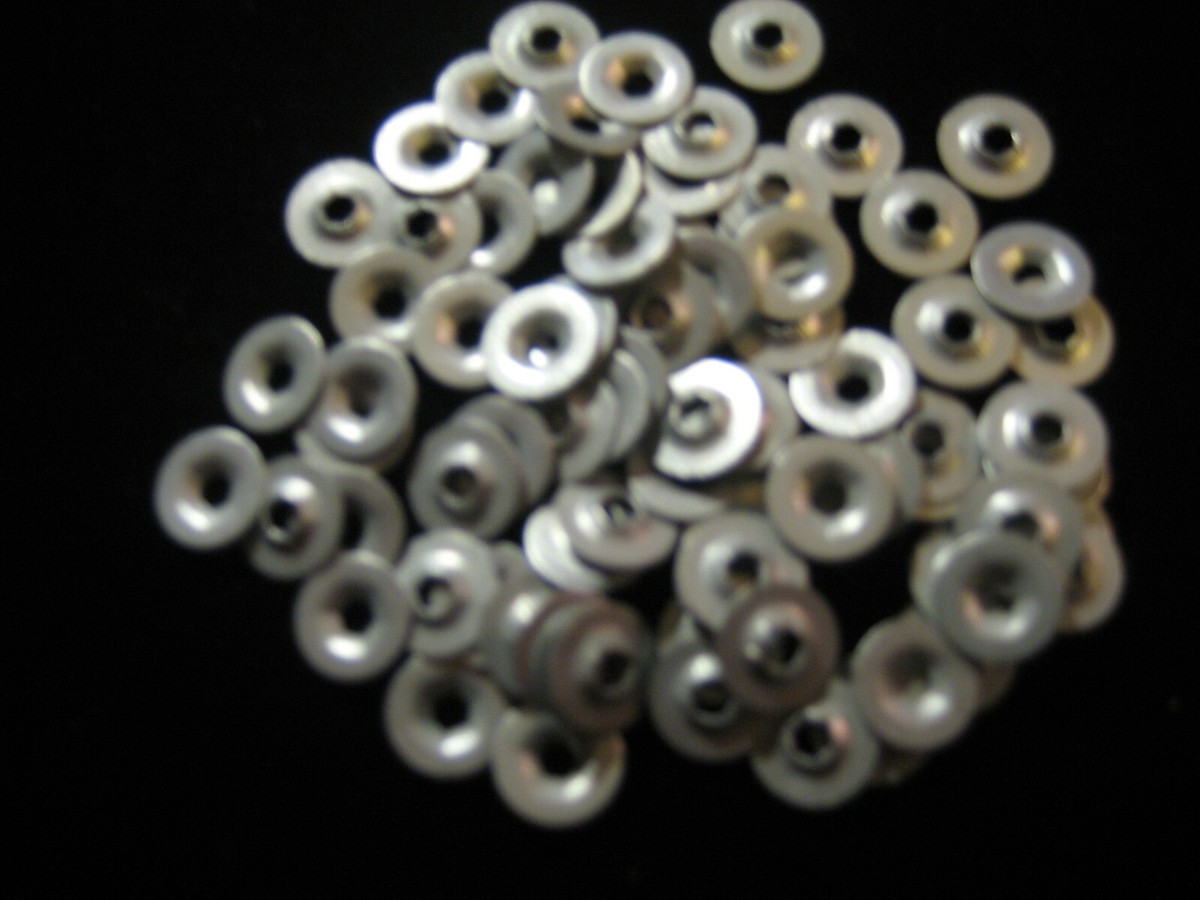 100 3/16 Stud Flat Push-On Retainers 7/16 O.D. - Hardware Plugs 100 3/16 Stud Flat Push-On Retainers 7/16 O.D. - Hardware Plugs