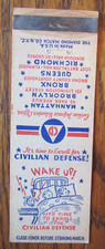WORLD WAR II PATRIOTIC: ENROLL CIVILIAN DEFENSE (MANHATTAN BROOKLYN BRONX) -D16