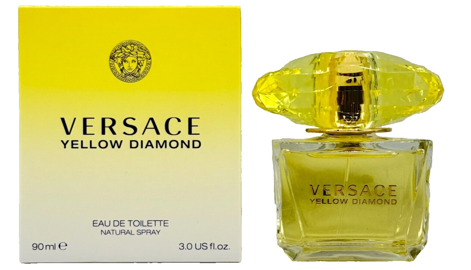 Versace Yellow Diamond for Women 30 oz Eau de Toilette Spray NEW 100 AUTHENTIC 12690₽
