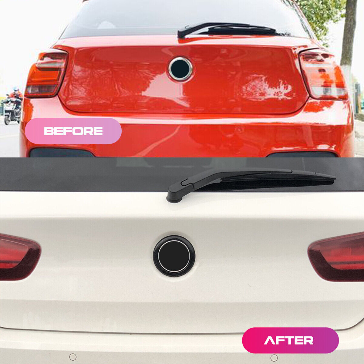 LFXLDS Heck Emblem Für Peugeot 308 CC - 3D Logo Aufkleber