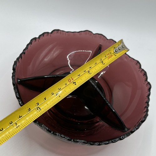 farber bros krome kraft Art Deco Amythyst Glass Silver Bottom - Picture 10 of 11