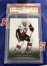 Mika Zibanejad RC  2011-12 Upper Deck Canvas Young Guns PSA 10 GRADE GEM MT
