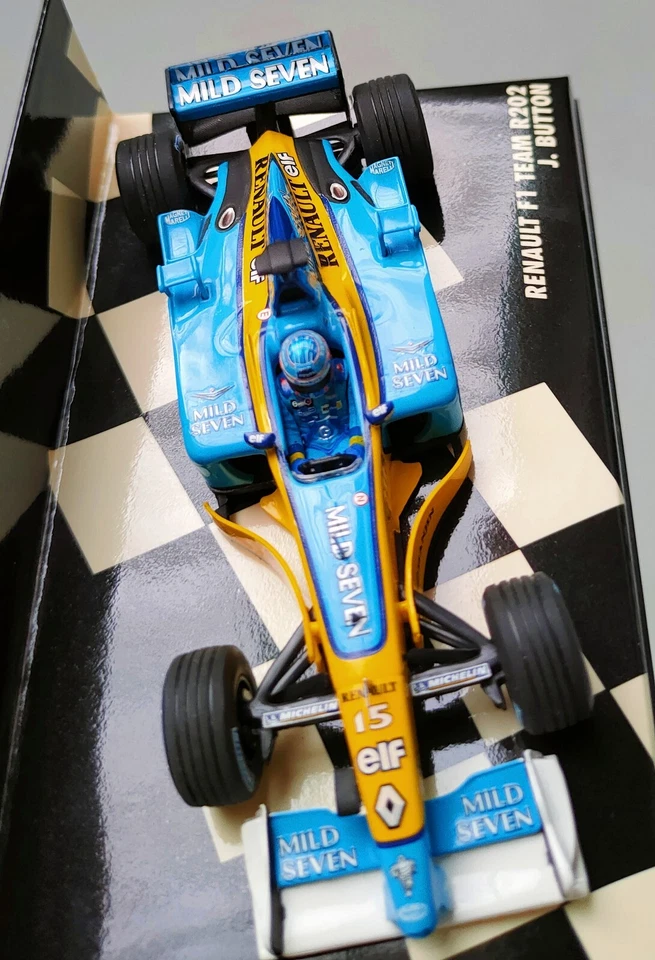 Minichamps 400020015 Renault R202 2002 Jenson Button 1/43. Decals Tabacco. - Immagine 2 di 3