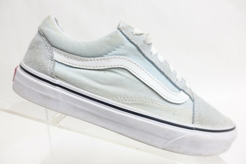 womens vans light blue