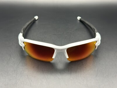 Oakley Flak 2.0 Polished White w/Prizm Ruby Lenses | eBay