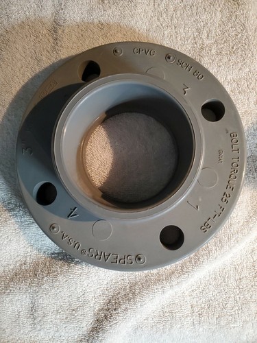 3 Pipe Flange One Piece Cpvc Schedule 80 Female Glue On Spears 851 030c Ebay