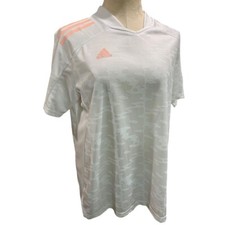 XL Adidas Women's New Condivo 21 White Glo Pink Jersey GL7725