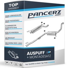 Auspuffanlage für Saab 9000 2.0 2.3 Turbo Schrägheck 1992-1997