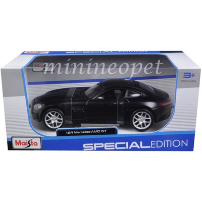 自動車 Maisto Mercedes AMG GT SPECIAL EDIT 1/24 MAISTO MERCEDES BENZ AMG GT 1/24 DIECAST MODEL CAR MATTE BLACK