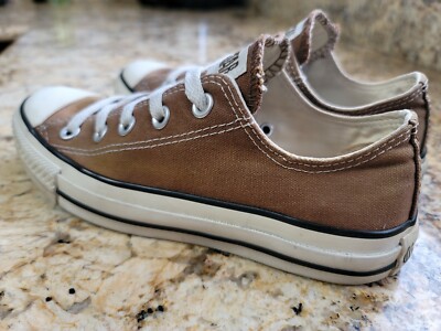 CONVERSE All Star Leather Low Top Mens 13 Black Brown Lace Up Casual Shoes Chuck Taylor All Star Seasonal Color BROWN A04547C men main image 2