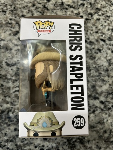 NUEVO Funko Pop! Figura Vinilo Rocks #259 Chris Stapleton con GUITARRA - Imagen 2 de 5
