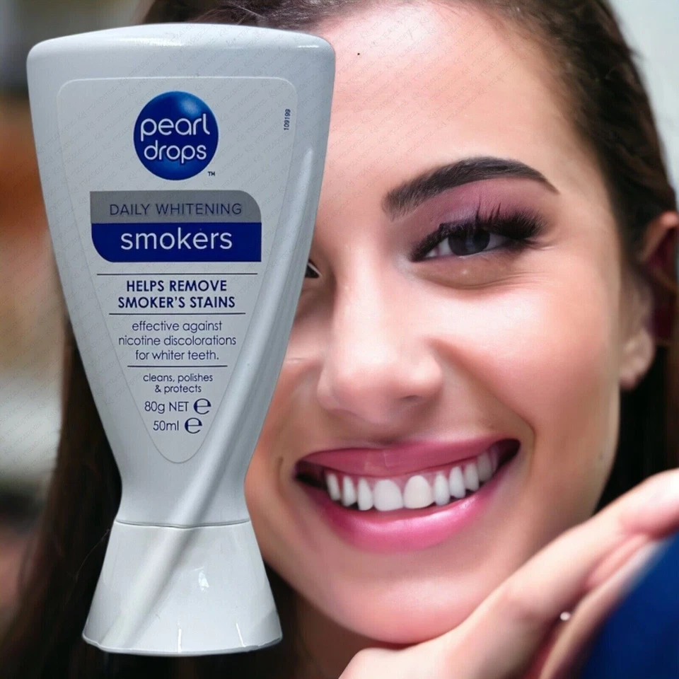 3x Pearl Drops Smokers - Whitening Smokers 50ml Tube- Oral Care -Toothpaste US - Image 3 of 4