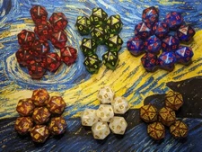 OVERSIZED D20 SPINDOWN Dice -CHOOSE YOUR SET- Magic the Gathering