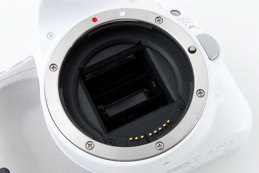 Canon EOS Kiss X7/Rebel SL1/100D 18.0MP 18-55mm White [Exc+++] w