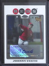 2008 Topps Chrome Johnny Cueto Cincinnati Reds #237 Baseball Card