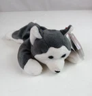 Vintage 1996 Ty Beanie Babies Nanook 8" Bean Bag Plush With Tags