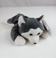 Vintage 1996 Ty Beanie Babies Nanook 8" Bean Bag Plush With Tags