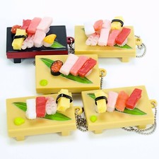 Blind Box Japanese Fake Food Sushi Phone Charm Strap Keychain 1 Random Squishy