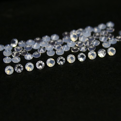 Natural Lavender Quartz 1x1 MM Round Shape Faceted Gemstone - Picture 3 of 4