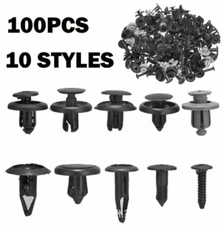 100-Pack Car Trunk Screw Rivets – Bumper & Fender Plastic Fastener Clips
