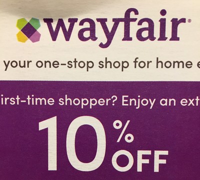 Wayfair first time user coupon