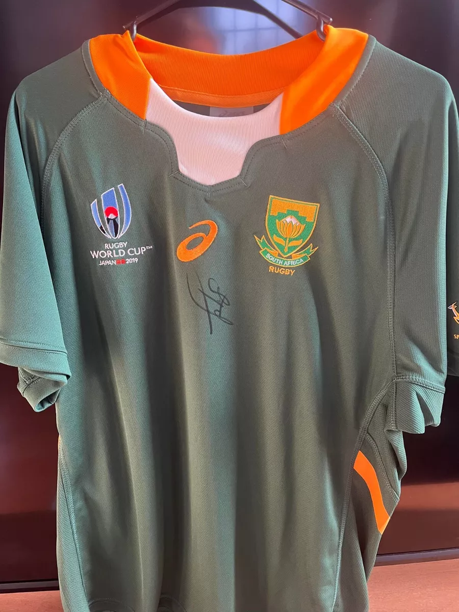 Autographed Siya Kolisi Shirt Springboks RWC 2019 Winner Jersey