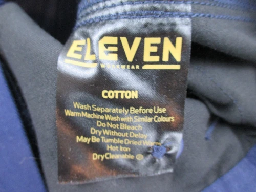 Eleven Mens Tradie Work Shorts 97R 38 Casual Work Wear New Navy Blue - Picture 8 of 12