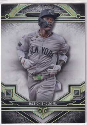 2024 Topps MLB Baseball Triple Threads No. 28 Jazz Chisholm Jr.