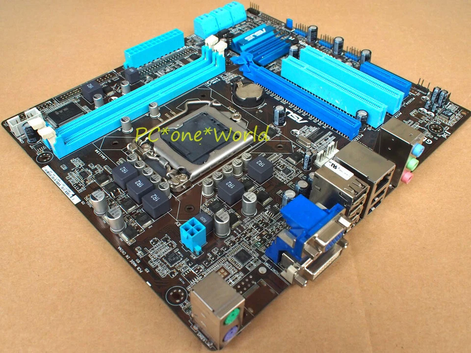 ASUS P7H55-M LX motherboard Socket 1156 DDR3 Intel H55 100% working - Image 2 of 4