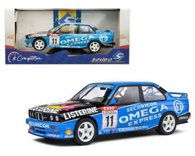 Solido 1:18 BMW E30 M3 BTCC 1991 #11 W.Hoy Blue Diecast Model Car