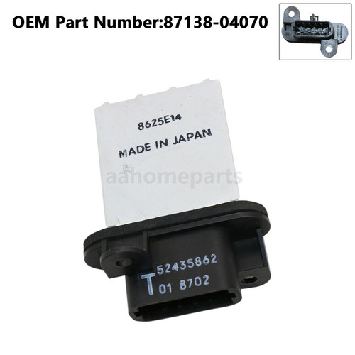 Genuine Blower Motor Resistor for Toyota 8713804070 8713804052