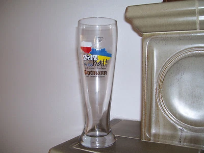 Bierglas Weizenglas Weißbierglas Fussball ist unser Leben Bier 2012  Gutmann - Bild 1 von 2