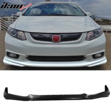 Fits 12 Honda Civic 4dr Sedan Usdm Md Style Front Bumper Lip - Pu
