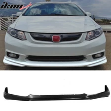 Fits 12 Honda Civic 4Dr Sedan USDM MD Style Front Bumper Lip - PU