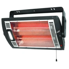 Comfort Zone 1,500-Watt Infrared Ceiling Mount Electric Portable Heater Garage