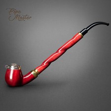 Mr. Brog WOODEN TOBACCO SMOKING PIPE 13 Dezerter Red Churchwarden + BOX
