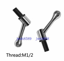 2PC Bridgeport Milling Machine Part Table Lock Bolt Mill Handle M1/2 Thread Tool