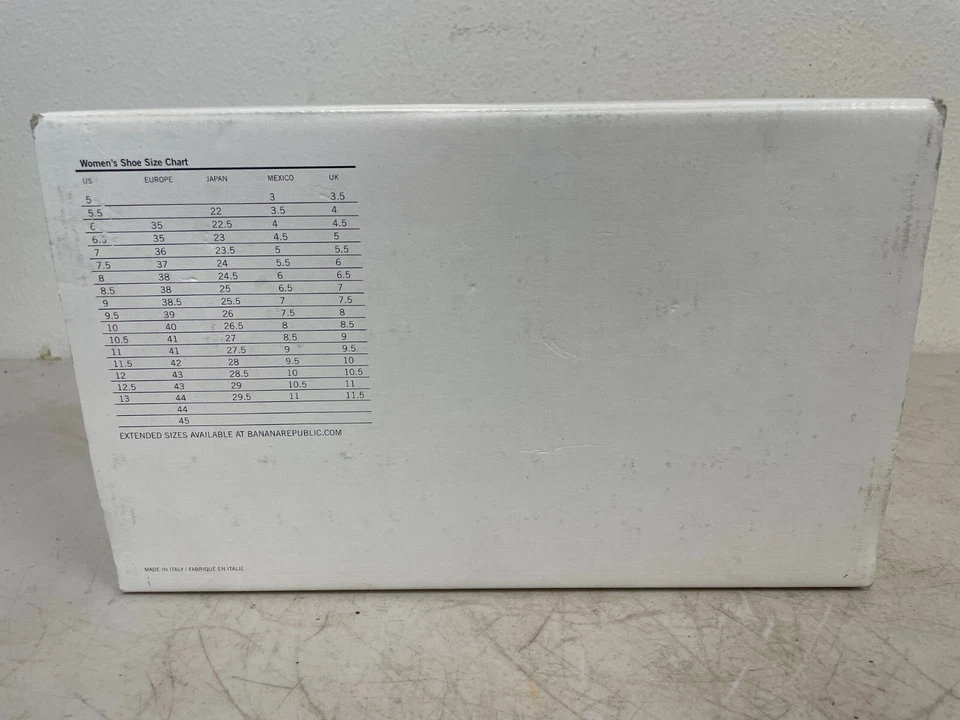 Banana Republic 真皮浅蓝色高跟鞋 8 意大利 — 第 3/4 张图片