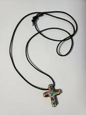 Cross Necklace - Handcrafted with many different designs - for children