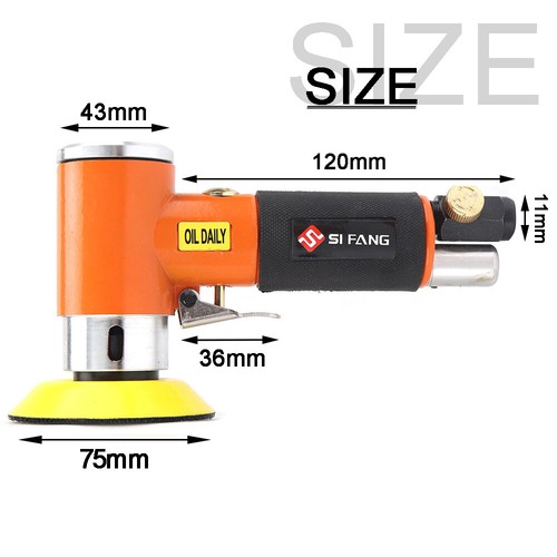 48Pcs Mini Air Sander Pneumatic Dual 