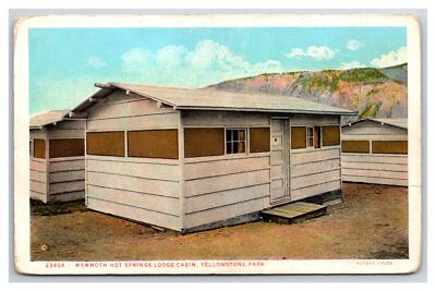 YELLOWSTONE PARK-MAMMOTH HOT SPRINGS LODGE CABIN Camp site