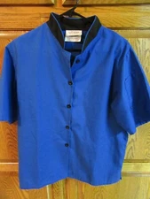 Food Service (Happy Chef)  Top - Women's Large Style #330 Royal Blue