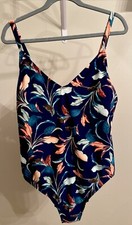 Women s Mynah Plus Size 1 Piece Full Floral Swimsuit Sz 20W New