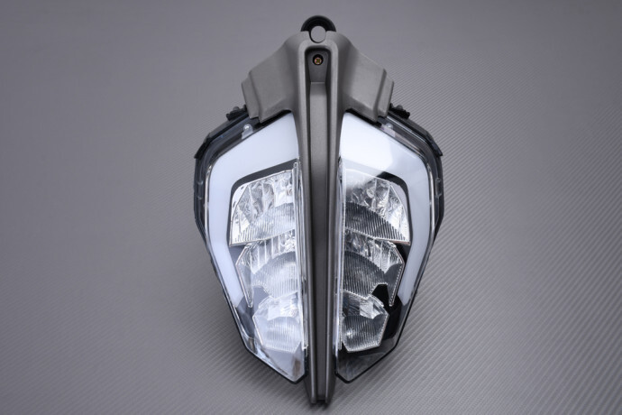 Feu avant KTM Duke 125 2017-2020 avec faisceau large et lentille ABS