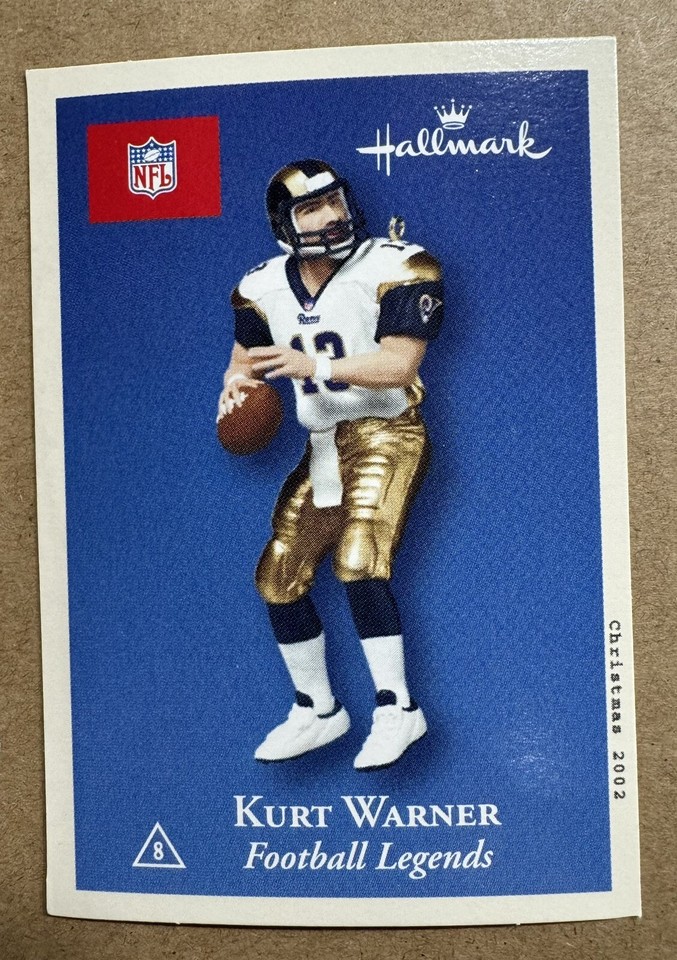 Kurt Warner Hallmark Keepsake NFL Football Legends Ornament St Louis