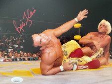 Ric Flair Signed Autograph 8x10 Photo WWE WWF THE NATURE BOY -- JSA COA
