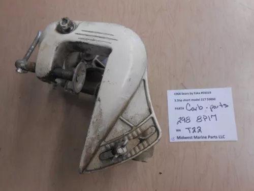 Stern Clamp Brackets 1968 Sears by Eska 3.5hp Outboard 217 59860 T22
