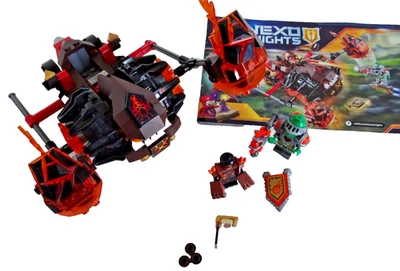 LEGO NEXO knights 70313 Moltors Lava Werfer v. 2016 174 Teile 2 MF & Original BA - Bild 1 von 4