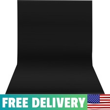 Black Backdrop, 10x20 ft Large Photo Backdrop Curtain for ft,
